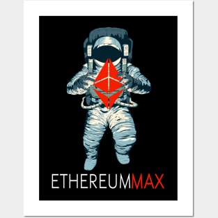 Ethereummax token Crypto Emax coin Ethereum max token coin token Crytopcurrency Posters and Art